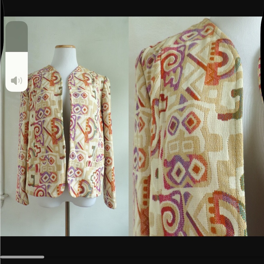 Vintage Southwestern Tapestry Blazer